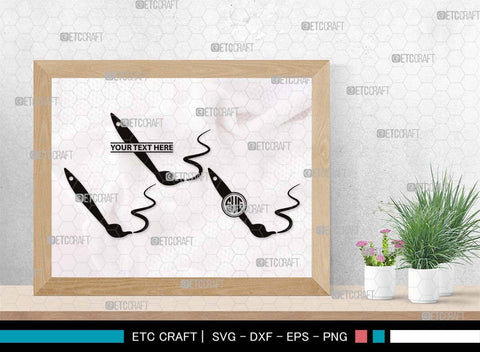 Artistic Accessories Monogram, Artistic Accessories Silhouette, Artistic Accessories SVG, Paint Palette Svg, Paint Brush Svg, Art Svg, Painting Stand Svg, SB00513 SVG ETC Craft 