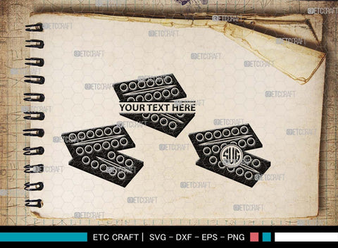 Artistic Accessories Monogram, Artistic Accessories Silhouette, Artistic Accessories SVG, Paint Palette Svg, Paint Brush Svg, Art Svg, Painting Stand Svg, SB00513 SVG ETC Craft 