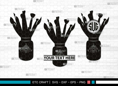 Artistic Accessories Monogram, Artistic Accessories Silhouette, Artistic Accessories SVG, Paint Palette Svg, Paint Brush Svg, Art Svg, Painting Stand Svg, SB00513 SVG ETC Craft 