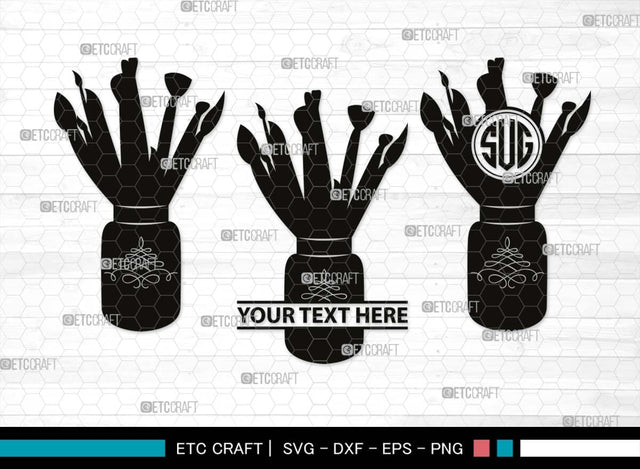 Artistic Accessories Monogram, Artistic Accessories Silhouette, Artistic Accessories SVG, Paint Palette Svg, Paint Brush Svg, Art Svg, Painting Stand Svg, SB00513 SVG ETC Craft 
