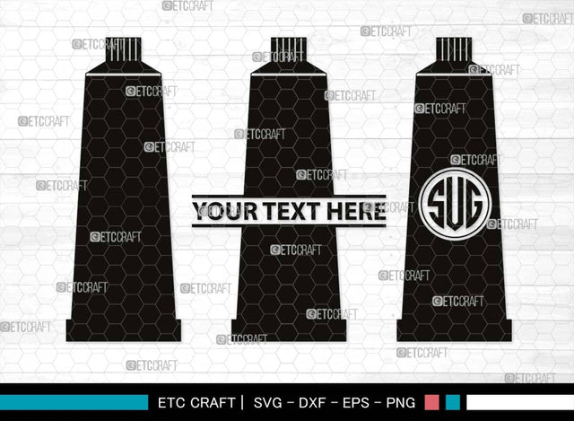 Artistic Accessories Monogram, Artistic Accessories Silhouette, Artistic Accessories SVG, Paint Palette Svg, Paint Brush Svg, Art Svg, Painting Stand Svg, SB00513 SVG ETC Craft 