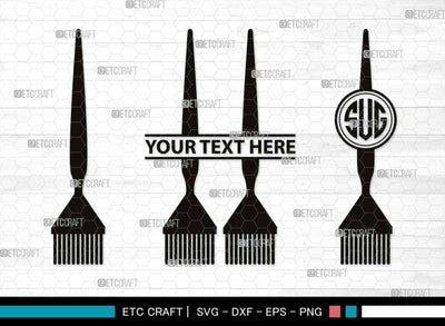 Artistic Accessories Monogram, Artistic Accessories Silhouette, Artistic Accessories SVG, Paint Palette Svg, Paint Brush Svg, Art Svg, Painting Stand Svg, SB00513 SVG ETC Craft 