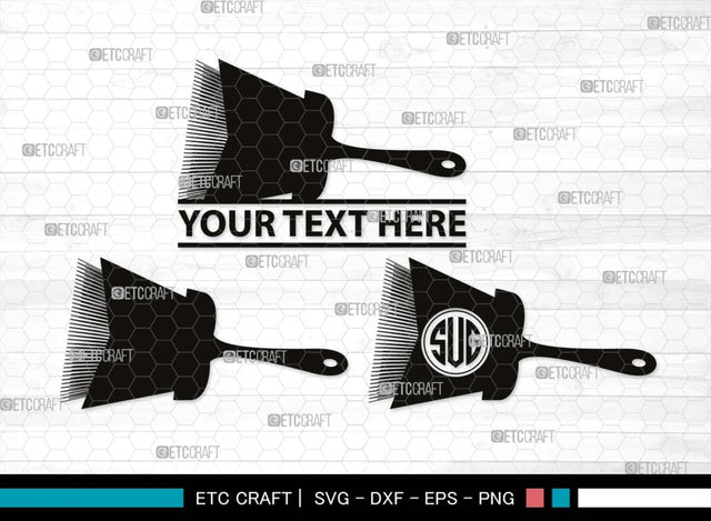 Artistic Accessories Monogram, Artistic Accessories Silhouette, Artistic Accessories SVG, Paint Palette Svg, Paint Brush Svg, Art Svg, Painting Stand Svg, SB00513 SVG ETC Craft 