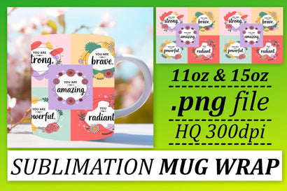 Artistic designs for mugs, make every sip enjoyable! , Quote Sublimation afrosvg 