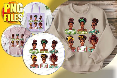 Artistic Melanin Woman Sublimation Sublimation afrosvg 