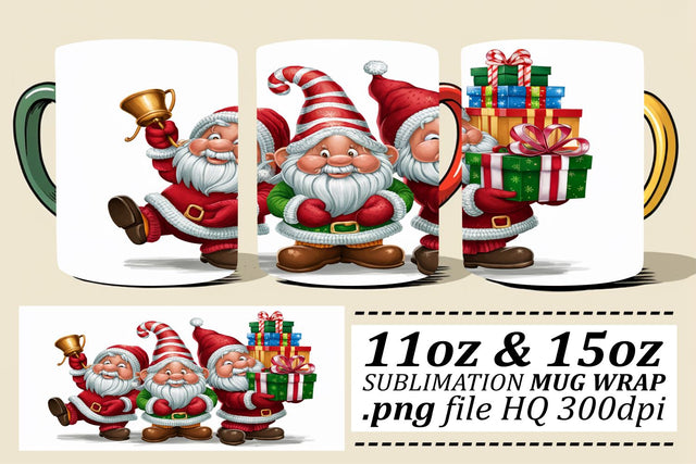 Artistic mug wraps, ideal for your creative projects! , Christmas Sublimation afrosvg 
