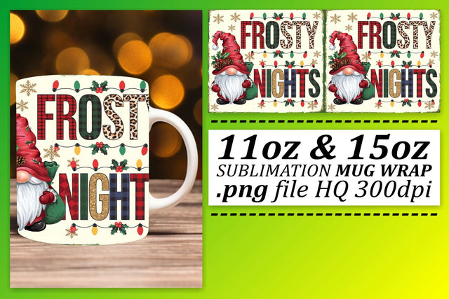 Artistic mug wraps, ideal for your creative projects! , Gnomes Sublimation afrosvg 