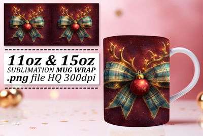 Artistic mug wraps, ideal for your creative projects! , Xmas Sublimation afrosvg 