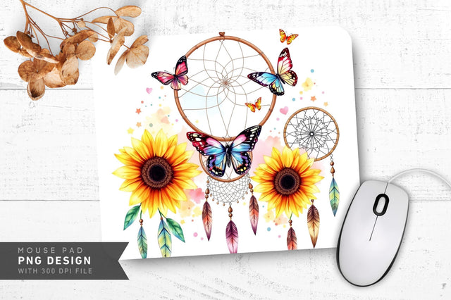 Artistic Nature Scene Mousepad Sublimation Regulrcrative 