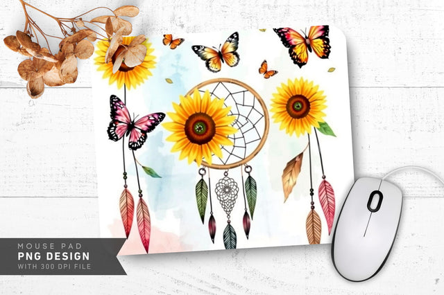 Artistic Nature Scene Mousepad Sublimation Regulrcrative 