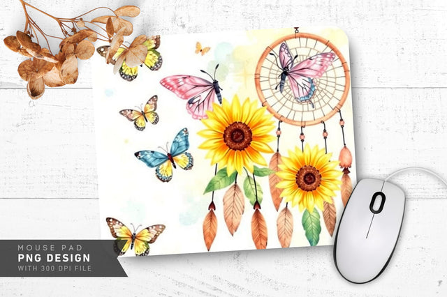 Artistic Nature Scene Mousepad Sublimation Regulrcrative 