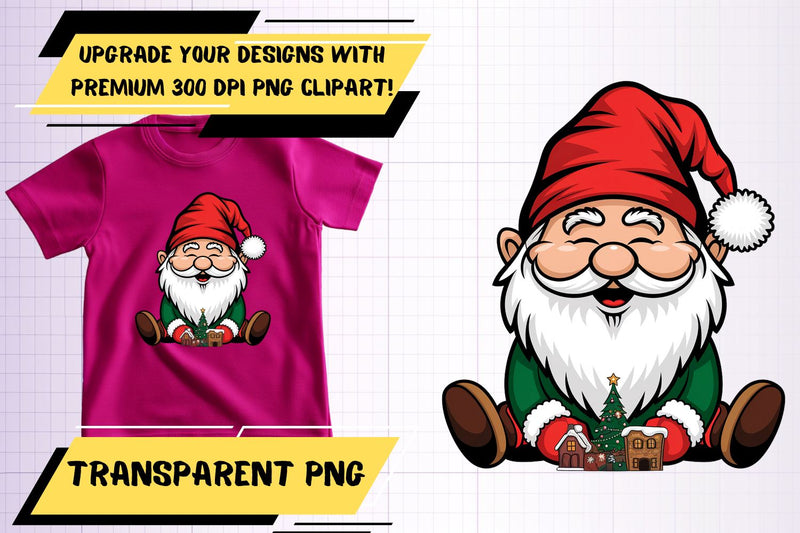 Artistic PNG files, for your sublimation needs , Gnome Sublimation HoodArtCraft 