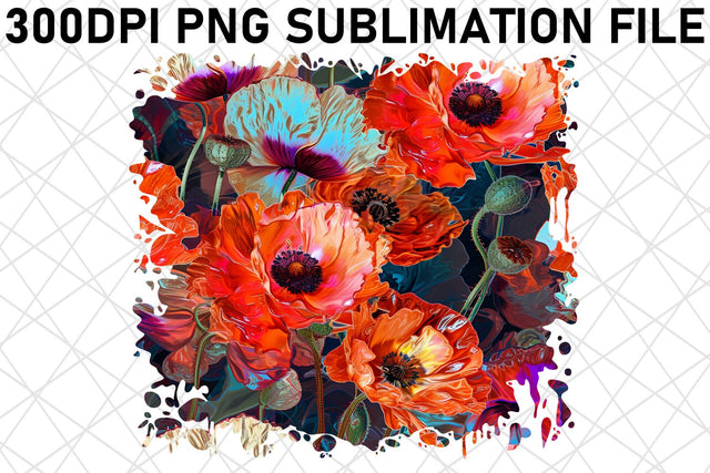 Artistic Spring Floral Pattern Collection Sublimation afrosvg 
