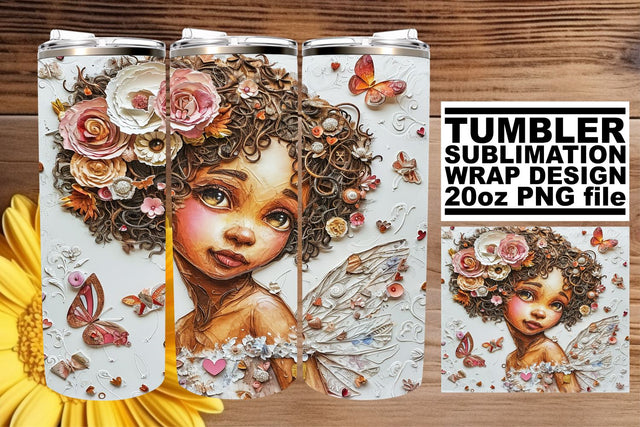 Artistic Tumbler Sublimation Themes - 20oz Sublimation afrosvg 