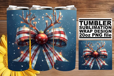 Artistic wrap, perfect for your sublimation journey! , Christmas Bow Sublimation afrosvg 