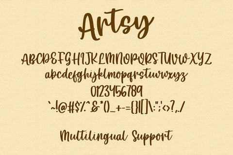 Artsy Font Dm Letter Studio 