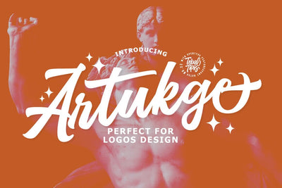 Artukge Script Typeface Font Fadeline Std. 