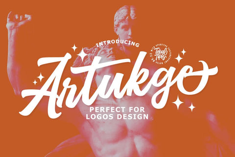 Artukge Script Typeface Font Fadeline Std. 