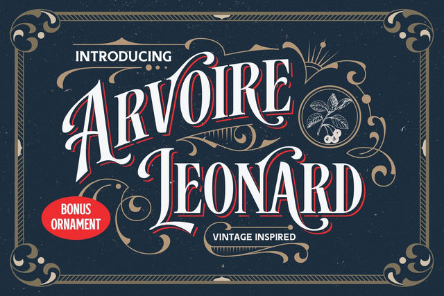 Arvoire Leonard – Layered Font Font Arterfak Project 