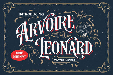Arvoire Leonard – Layered Font Font Arterfak Project 