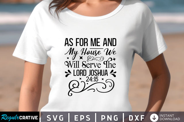 As for me and my house we Svg Design SVG Regulrcrative 