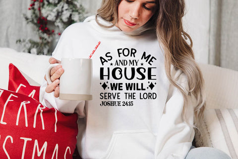 As for me and my house we will serve the lord joshue 24 15 SVG Angelina750 