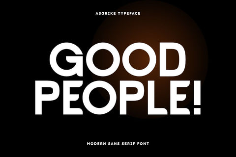 Asgrike - Modern Sans Serif Font Font Masyafi Studio 