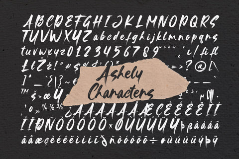 Ashely Font gatype 