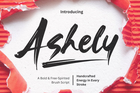 Ashely Font gatype 