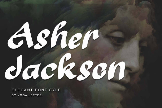 Asher Jackson Font Prasetya Letter 