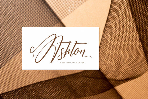Ashtonjio Grahamte - Modern Signature Font Font Letterena Studios 