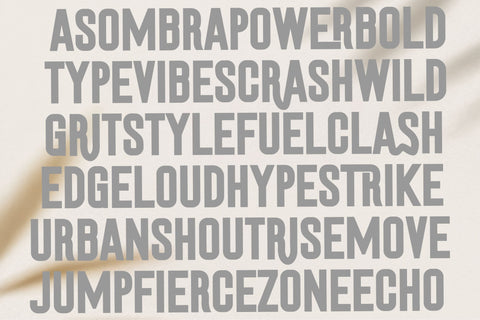 Asombra Font - Sans Font, Tall Font, Cricut Fonts, Retro Font, Procreate Fonts, Fonts for Cricut, Bold Font, Block Font, Teacher Font Font TonisArtStudio 