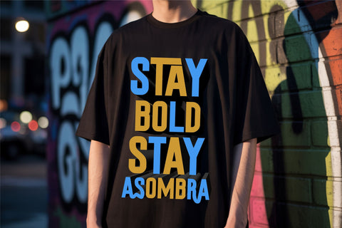 Asombra Font - Sans Font, Tall Font, Cricut Fonts, Retro Font, Procreate Fonts, Fonts for Cricut, Bold Font, Block Font, Teacher Font Font TonisArtStudio 