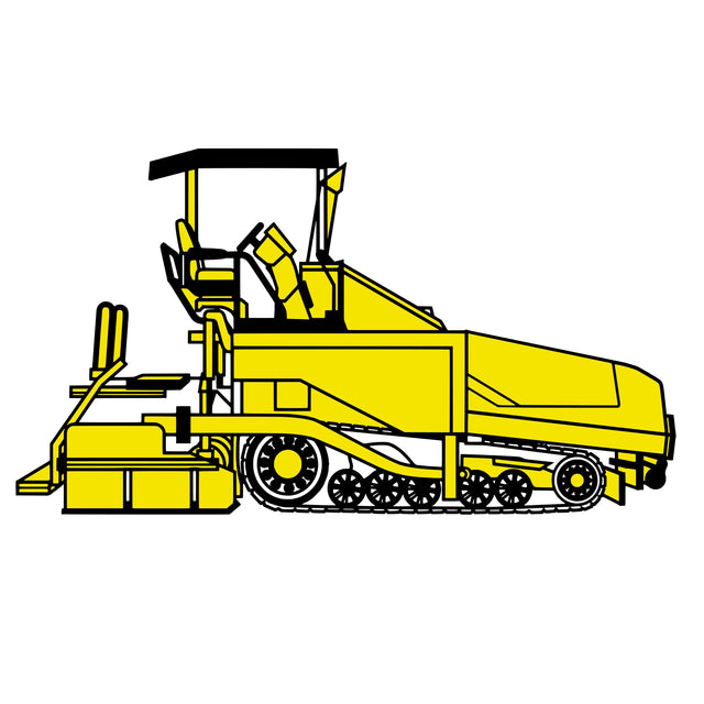 Asphalt Paver Sublimation svg png digital download file, Heavy Equipment Svg, Contractor Construction Machine Clipart Construction Vehicles Sublimation Whitetailcrafts 