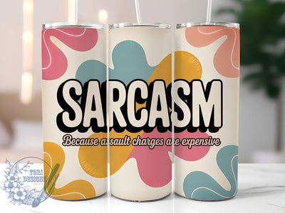 Assault Charges Expensive 20oz Tumbler, Sarcastic Humor Tumbler, Funny Quote Wrap, Dark Humor PNG Design, Sublimation Design, 20oz Tumbler Wrap, Office Humor Cup Design Sublimation ToriDesigns 