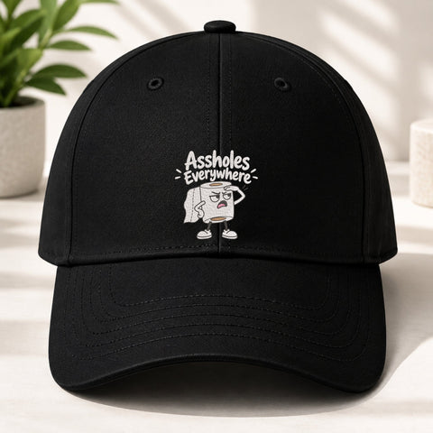 Assholes Everywhere Embroidery Design – Funny Toilet Paper Sarcastic Humor Machine Embroidery File Embroidery/Applique DESIGNS PatternFeed8 