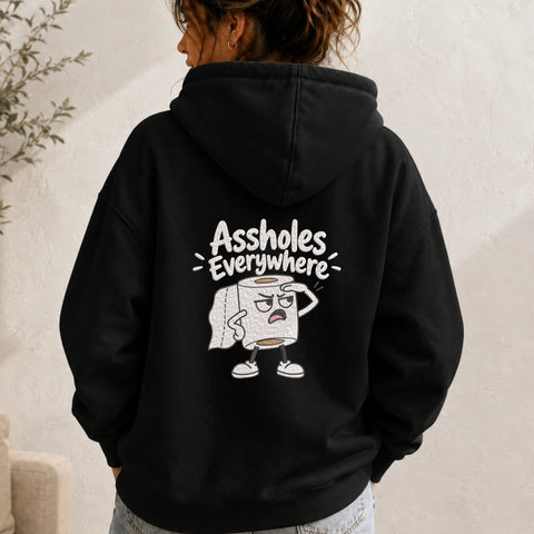 Assholes Everywhere Embroidery Design – Funny Toilet Paper Sarcastic Humor Machine Embroidery File Embroidery/Applique DESIGNS PatternFeed8 