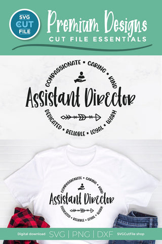 Assistant Director svg, Asst Director of Operations svg, Activity appreciation svg unisex SVG SVG Cut File 
