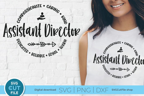 Assistant Director svg, Asst Director of Operations svg, Activity appreciation svg unisex SVG SVG Cut File 