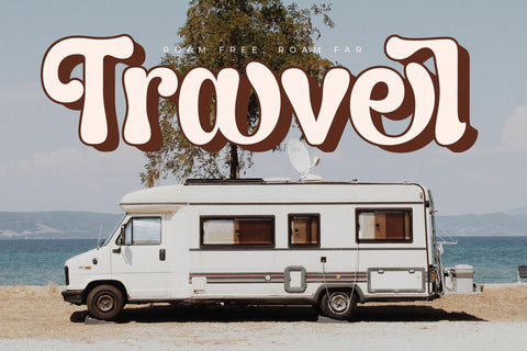 Asterah Quirkyn - Chunky Groovy Font Font Letterena Studios 