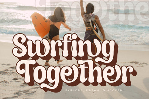 Asterah Quirkyn - Chunky Groovy Font Font Letterena Studios 
