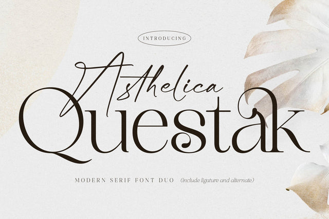 Asthelica Questak Font Duo Font Storytype Studio 