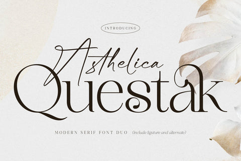 Asthelica Questak Font Duo Font Storytype Studio 