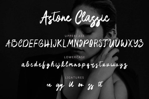 Astone Classic Font Prasetya Letter 