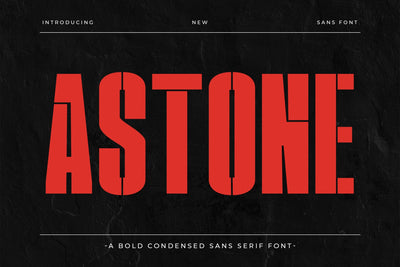 Astone - Display Sans Font studioalmeera 