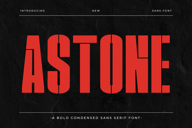 Astone - Display Sans Font studioalmeera 