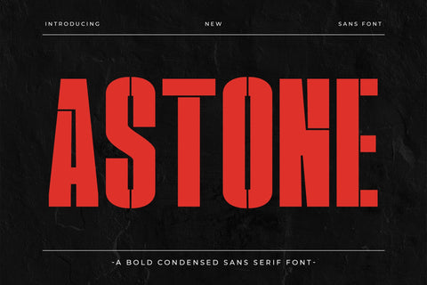 Astone - Display Sans Font studioalmeera 