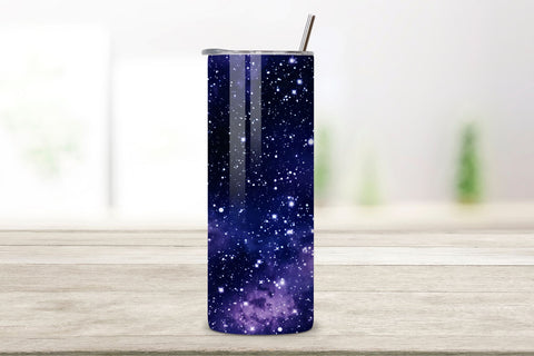 Astro Nebula Shimmer Ombre Tumbler Wrap, seamless wrap png Sublimation FloridPrintables 