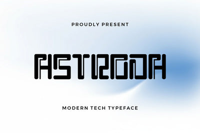 Astroda — the geometry of the future, engineered for visionaries Typeface Font Mozzatype 