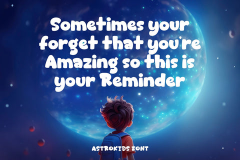 ASTROKIDS - Game Font Font Mozarella 